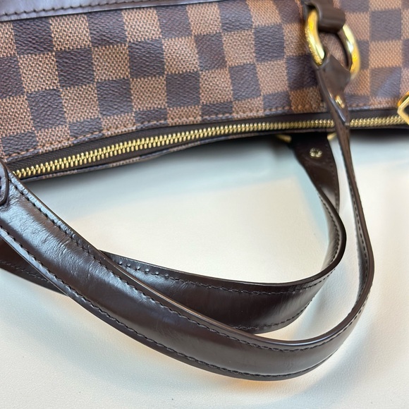 Louis Vuitton Damier Ebene Evora Shoulder Bag Tote - Picture 12 of 17